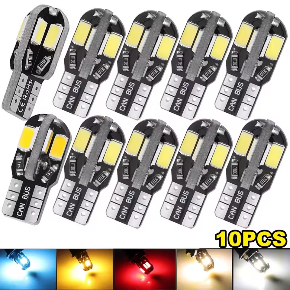 Car Led Light - 20/10 buah Lampu Interior Mobil W5W