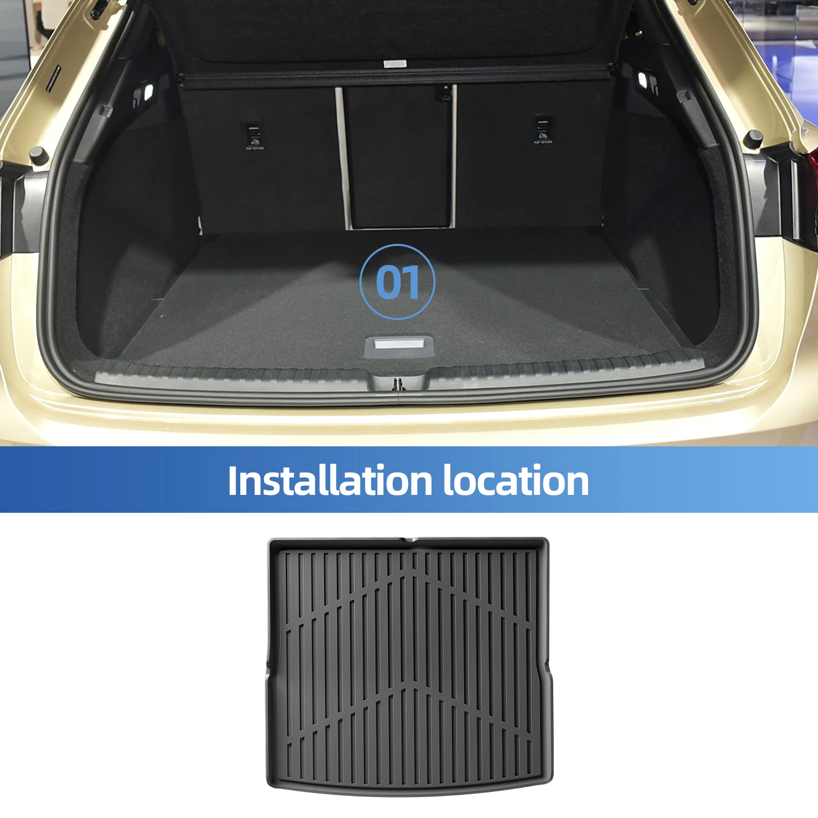 Car Floor Mat - Smabee untuk Audi Q4 E-tron 2022-2025