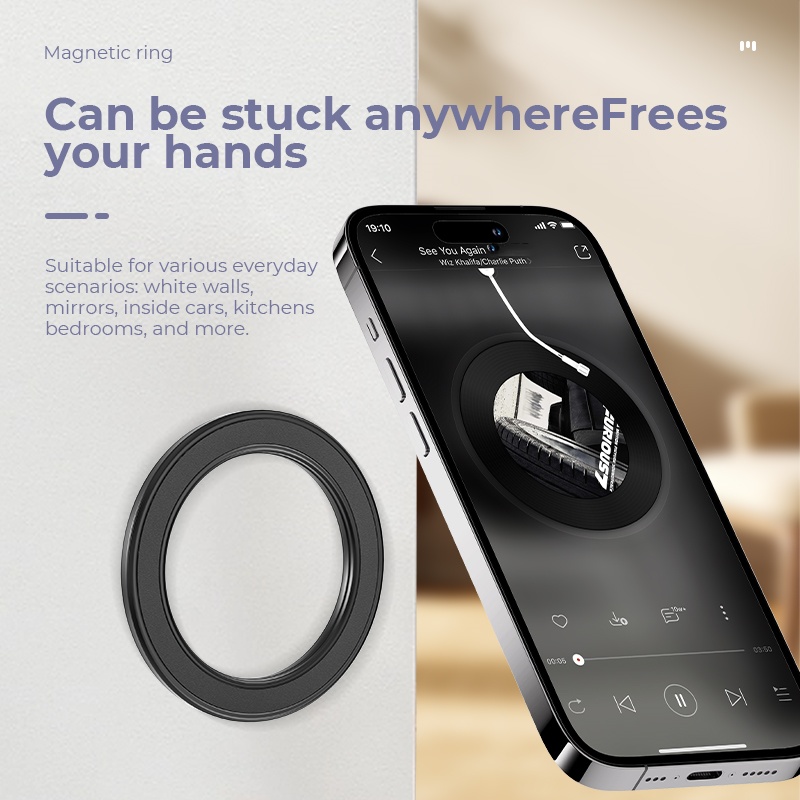 Car Phone Holder - Penyangga Ponsel Magnetik Kuat Magsafe, Dudukan