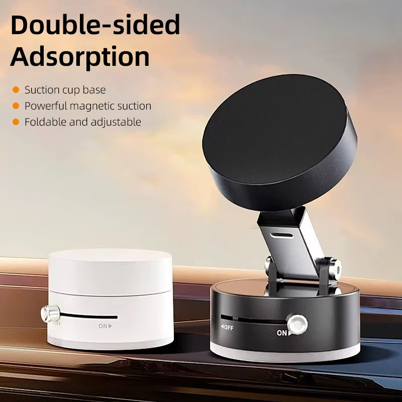 Car Vacuum - Penyangga Ponsel Magnetik dengan Suction Cup