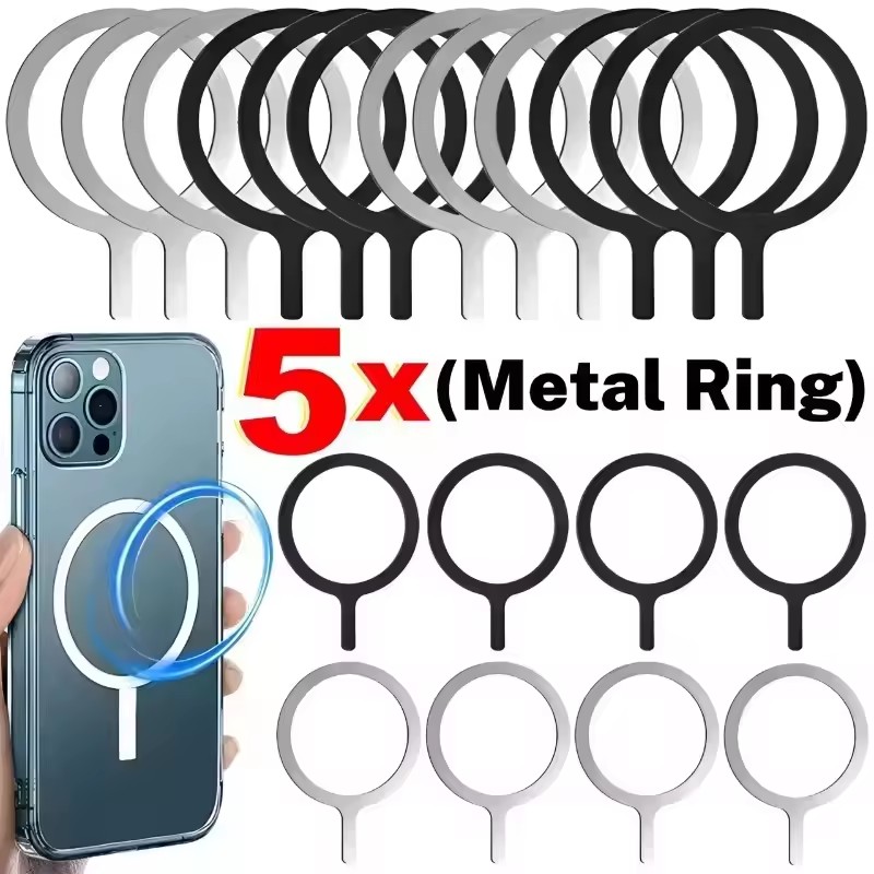 Cincin Pelat Logam Magnetik Un - Car Phone Holder ulasan dan harga