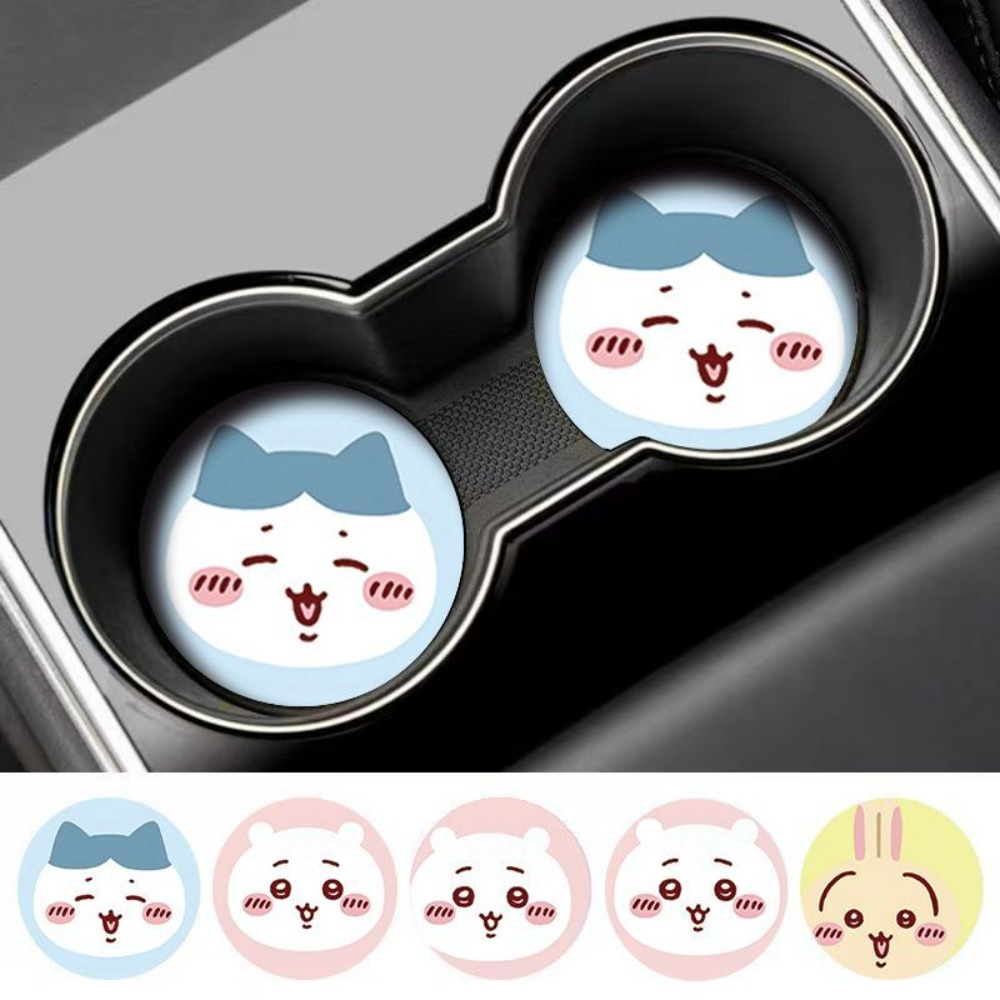 2 Buah Alas Cangkir Anti Selip - Car Accessories Japanese ulasan dan harga