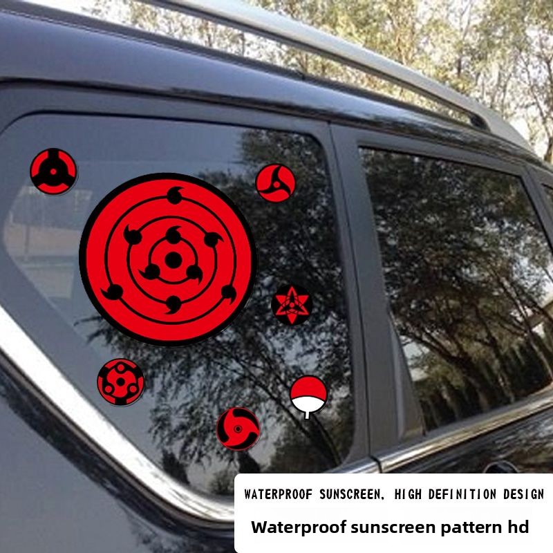 Set Stiker Mata Sharingan, Sti - Car Accessories Japanese ulasan dan harga