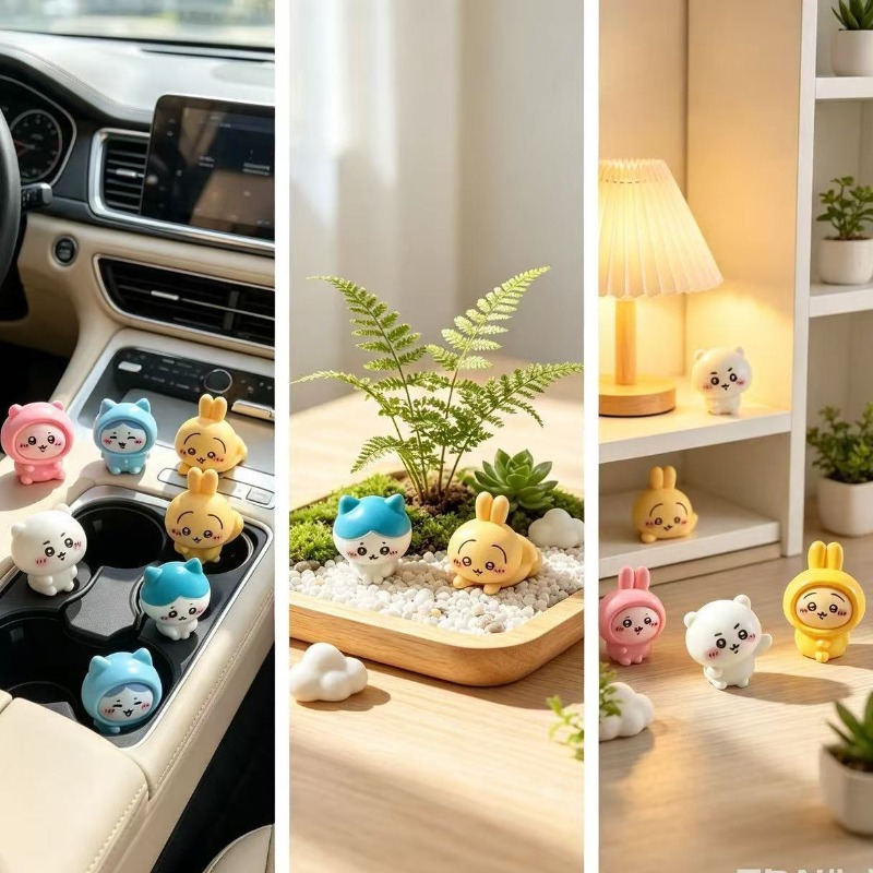 Figur Mini Chiikawa, Hiasan Mo - Car Accessories Japanese ulasan dan harga