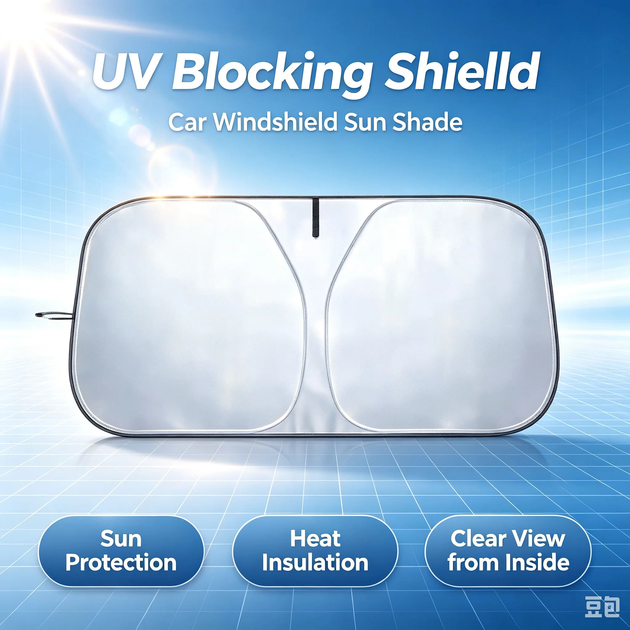 Penutup Kaca Depan Mobil Pelin - Windshield Sun Shade ulasan dan harga