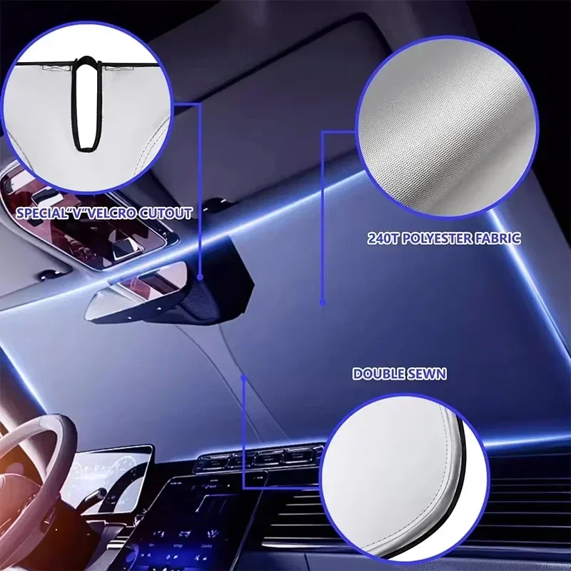 Penutup Kaca Depan Mobil Pelin - Windshield Sun Shade ulasan dan harga